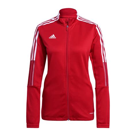 adidas trainingsjacke damen blau rot|Rote Jacken .